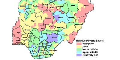 નકશો આર્થિક નાઇજીરીયા