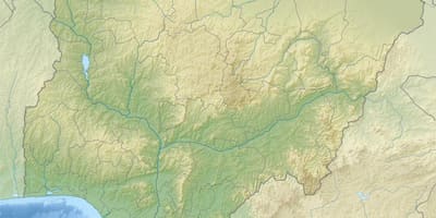 નકશો નાઇજીરીયા દર્શાવે રાહત